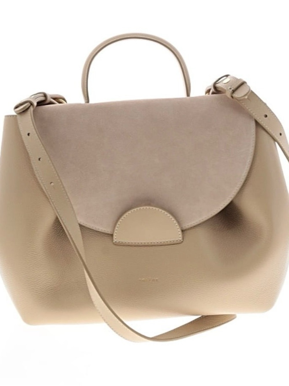POLENE numero un trio sable tan Leather & Suede